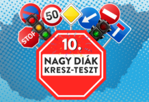 Elstartolt a Nagy Diák KRESZ-teszt – töltsd ki te is